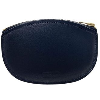 Coach Black Leather Coin Purse/Coin Case (Pre-Owned)