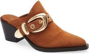 Stuart Weitzman Maven Western Mule in Doe/Dark Brown at Nordstrom Rack, Size 6.5