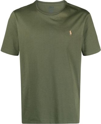 Polo Ralph Lauren Polo Pony-embroidered cotton T-shirt - men - Cotton - S - Green