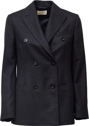 Montedoro Red Dubbelrijige Blazer - Dames - Blazers - Grijs - S - Jassen