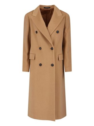 Tagliatore Jole Coat Midi Cashmere - Brown