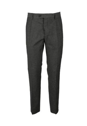 Aglini Grey Stretch Cotton Pants