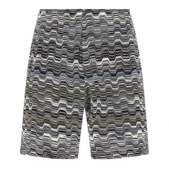 Missoni Jacquard Irregular Zigzag Bermuda Shorts - male - Missoni - Beachwear - Multicolor - XL - Swimwear