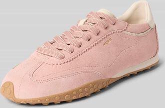 Hoff Sneaker aus echtem Leder mit Logo-Detail Modell Bridge in Rosa, Gr&ouml;&szlig;e 36