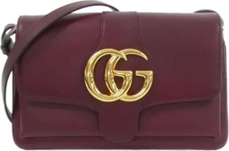 Gucci Pre-owned Cross Body Bags, female, Red, Size: ONE SIZE Pre-owned Leather gucci-bags