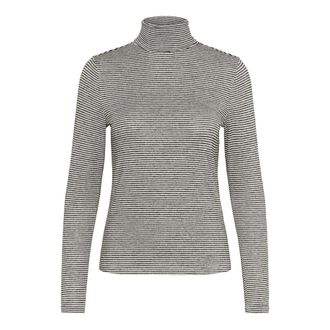 Cream CRAmma LS Turtle T-Shirt - Dames - Tops - Zwart - Maat: XS