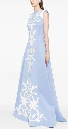 Saiid Kobeisy Neoprene Dress With Matching Embroidery