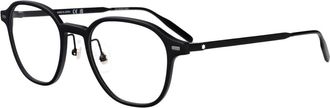 Montblanc Stijlvolle Optische Bril Mb 0427O - Heren - Brillen - Zwart - 50 MM - Accessoires