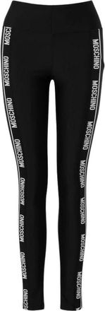 Moschino Lycra Leggings - Dames - Broeken - Zwart - Maat: XS Polyamide
