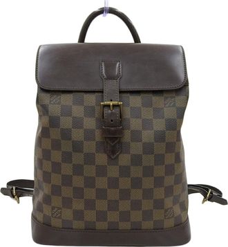 Louis Vuitton Brown Ebene Pvc Backpack (Pre-Owned)