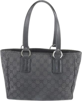 Gucci Pre-owned Tote Bags, female, Black, Size: ONE SIZE Pre-owned Vintage Tote Bag