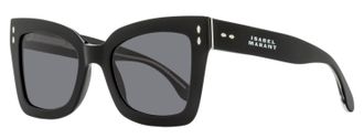 Isabel Marant Womens Tapered Butterfly Sunglasses IM0103/S 807IR Black 52mm