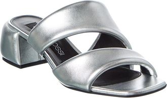 Sergio Rossi Spongy 45 Leather Sandal