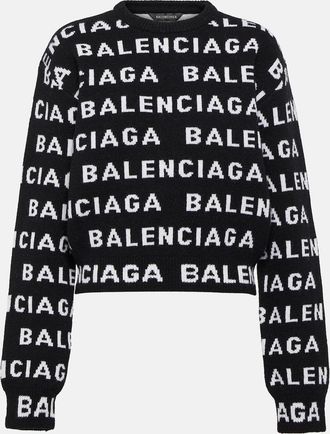 Balenciaga Logo wool sweater