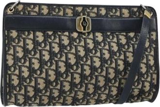 Dior Pre-owned Cross Body Bags, female, Multicolor, Size: ONE SIZE Pre-owned Canvas Shoulder Bag