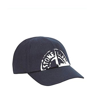 Stone Island Caps, male, Blue, Size: ONE SIZE Stylish Hat for Men