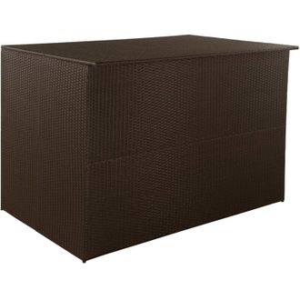vidaXL Baule da Giardino Marrone 150x100x100 cm in Polyrattan - Vidaxl