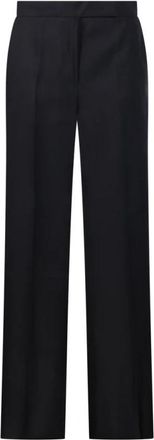 Max Mara Bronzo Pant - Dames - Straight fit broeken - Zwart - 2XS - Broeken
