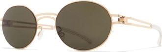 Mykita Stijlvolle zonnebril voor modieuze individuen - unisex - Zonnebrillen - Geel - 51 MM - Accessoires