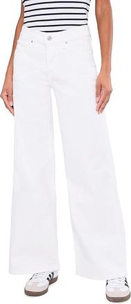 Levi's 318 Seamed Wide Leg Womens Clothing Soft Clean White : 34 32, Cotton/Denim/Elastane