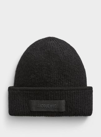 Jacquemus Mens Le Bonnet Gros Grain Tuque Hat