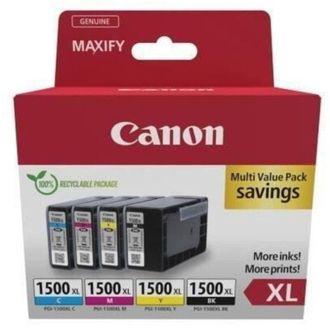 CANON Paquete M&uacute;ltiple De Cartuchos De Tinta Canon Pgi-1500xl Negro/cian/magenta/amarillo - Alta Capacidad