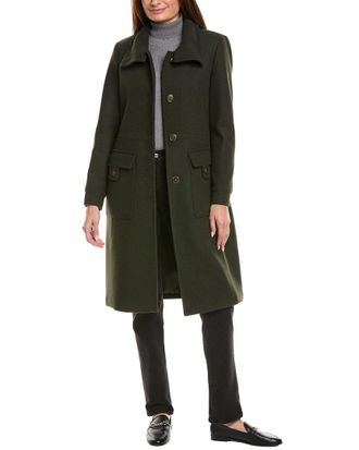 Andrew Marc Almedia Cadet Wool-Blend Coat