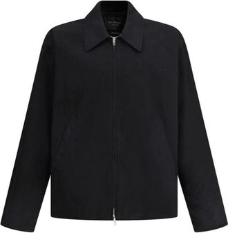 Balenciaga Stijlvolle Oversized Jas met Dubbele Rits - Heren - Zomerjassen - Zwart - M - Jassen