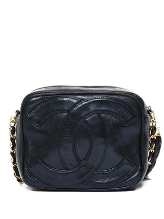 Chanel 1986-1988 tassel chain cross body bag - Black