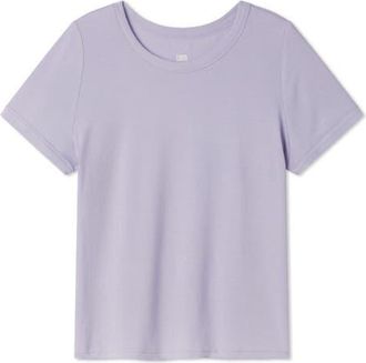 Lunya Ribbed Short Pajamas in Quiet Lilac at Nordstrom, Size X-Large