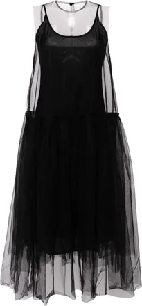 JNBY sleeveless dress - women - Polyamide/Polyester/Lyocell - S - Black
