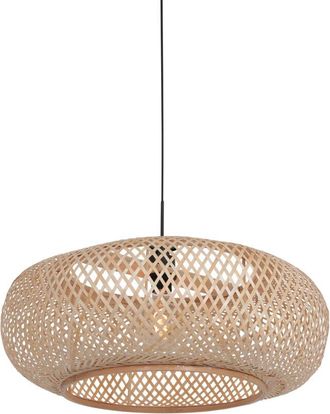 Steinhauer Mexlite - L&aacute;mpara Colgante - Haloswap - Natural - Bamb&uacute; - E27