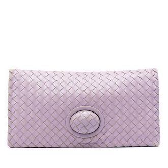 Bottega Veneta Pre-owned Bottega Veneta Nappa Intrecciato Turn Lock Clutch Ladies 69GXXLM2PLK0SK7P