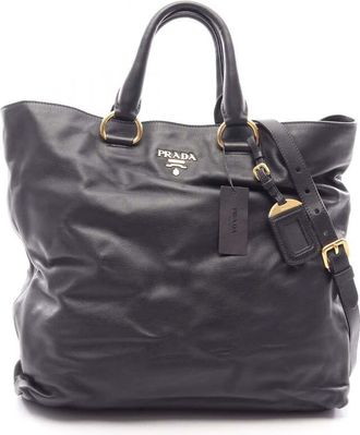 Prada Pre-owned Prada Soft Calfskin Tote Ladies 0R9EZ3JTOLD0EG9A