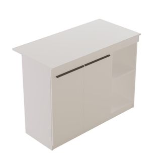 Habitat et Jardin Mesa De Cocina De Madera orlando - 120 X 60 X 88 Cm - Blanca