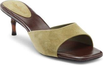 Jeffrey Campbell Ilocos Sandal in Olive Suede at Nordstrom, Size 9.5