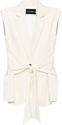 Karl Lagerfeld Gilet a portafoglio - Bianco