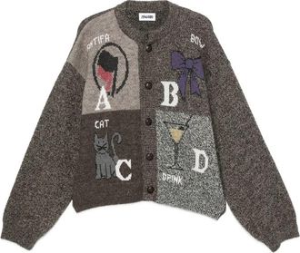 Magliano Patchwork Intarsia-knit Cardigan