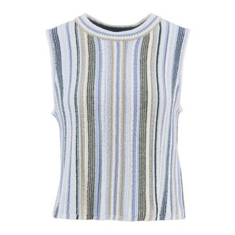 Barbour Sleeveless Tops, female, Multicolor, Size: S Josie Knitted Vest