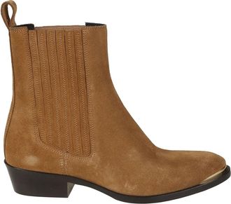 Isabel Marant Ankle Boots - female - Isabel Marant - Cowboy & Biker Boots - Brown - 7 UK - Shoes