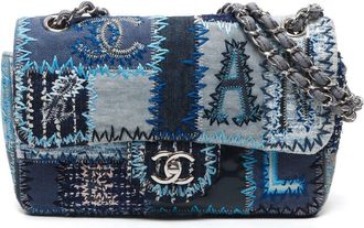Chanel 2014-2015s Matelassé 25 shoulder bag - Blue