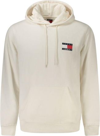 Tommy Hilfiger Witte Katoenen Heren Hoodie Sweatshirt