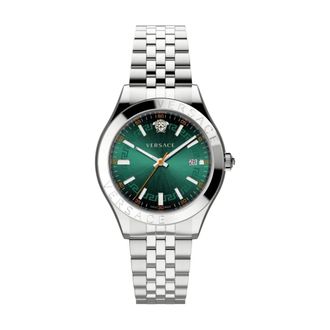 Versace Horloges - Heren - Accessoires - Groen - Maat: ONE Size