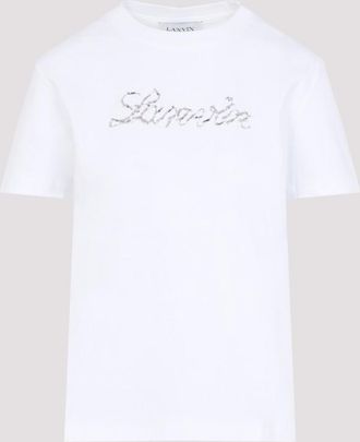 Lanvin White Crewneck T-Shirt