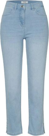 Toni Dames, Jeans, Blauw, Maat: XS Katoen