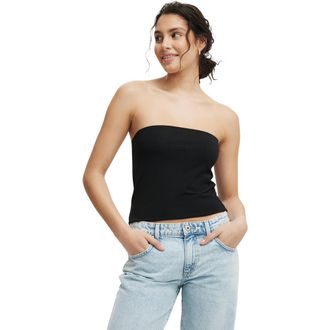 Cotton On All Day Tube Top in Black at Nordstrom, Size X-Small