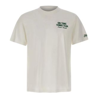 MC2 Saint Barth T-Shirts, male, White, Size: 2XL Gin Tonic Tee