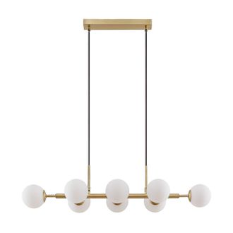 Lindby Lindby L&aacute;mpara Colgante kiamo En Blanco De Metal