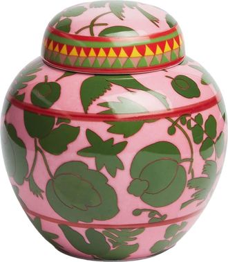 La DoubleJ Tea Jar in Wildbird Rosa/verde Green at Nordstrom