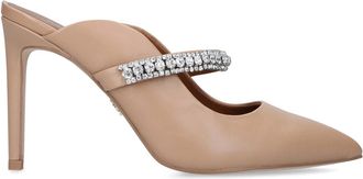 Kurt Geiger Womens Leather Duke Heels - Camel - Size UK 7